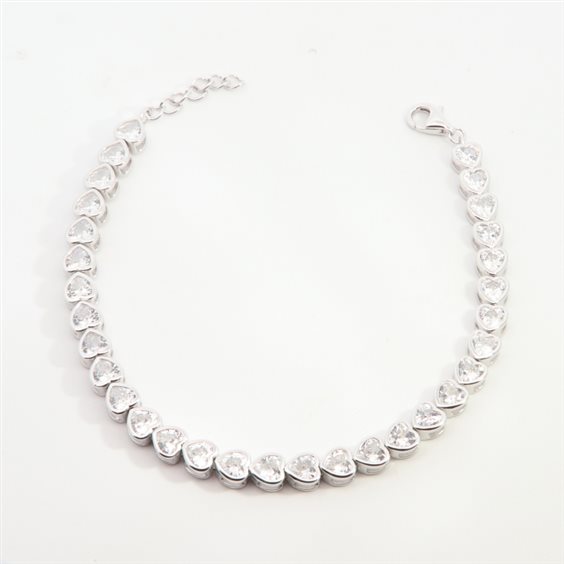 Bracciale Domar Gioielli Donna Tennis argento 925  in Argento Cubic Zirconia BZB118939 - BZB118939